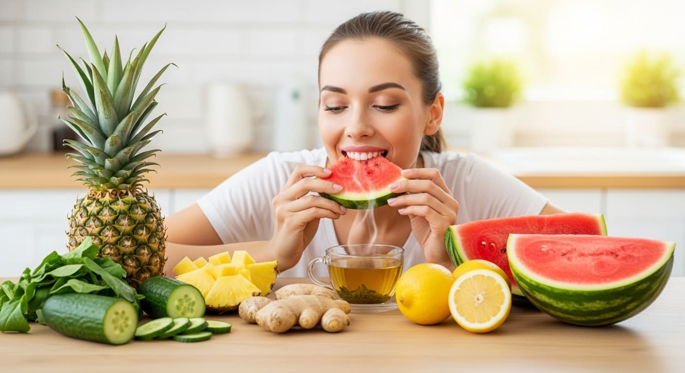 Alimentação e inchaço: 7 alimentos para incluir em uma rotina equilibrada